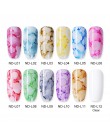 NICOLE pamiętnik 15 ml kolorowe akwarela atrament do paznokci kwiat lakier do paznokci DIY Nail Art fioletowy zielony Manicure d