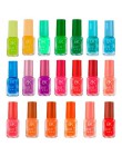 Hot moda kobiety dzieci w wieku 7 ml lakier do paznokci nietoksyczny 20 kolory fluorescencyjne Neon Luminous Gel Nail polski do 