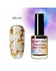 NICOLE pamiętnik 15 ml kolorowe akwarela atrament do paznokci kwiat lakier do paznokci DIY Nail Art fioletowy zielony Manicure d