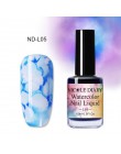 NICOLE pamiętnik 15 ml kolorowe akwarela atrament do paznokci kwiat lakier do paznokci DIY Nail Art fioletowy zielony Manicure d