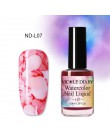 NICOLE pamiętnik 15 ml kolorowe akwarela atrament do paznokci kwiat lakier do paznokci DIY Nail Art fioletowy zielony Manicure d