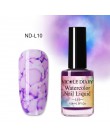 NICOLE pamiętnik 15 ml kolorowe akwarela atrament do paznokci kwiat lakier do paznokci DIY Nail Art fioletowy zielony Manicure d