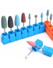 1 sztuk zdecydować się 16 typ z gumy silikonowej ceramiczne frezowanie zadziorów Nail Art Cutter bufor polerowanie pliki maszyna