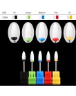 2.35mm Bullet paznokcie ceramiczne wiertła obróć Burr frez bity do Manicure narzędzia do pedicure elektryczne paznokci wiertła a