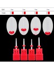 2.35mm Bullet paznokcie ceramiczne wiertła obróć Burr frez bity do Manicure narzędzia do pedicure elektryczne paznokci wiertła a