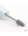 1 sztuk z węglika wolframu frez zadziory elektryczne wiertła do paznokci 21 rodzajów skórek polerowanie przybory do manicure wie