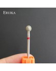 ERUIKA 1 PC diamentowe wiertła do paznokci piłka zadziorów plik elektryczny obcinacz do paznokci Manicure wiertła do paznokci Na