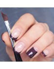 Francuski Manicure do paznokci pędzel srebrny czarna rękojeść pół księżyc kształt akrylowe malarstwo pióro do rysowania Manicure