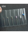 6 sztuk/worek diamentowe silikonowe do paznokci zestaw wierteł maszyna elektryczna zadziorów akcesoria frez do Manicure usunąć ż