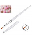 Monja 7 style Nail Art francuski metalowy uchwyt pasek linii Liner obraz malarstwo pędzel akrylowy żel UV rozszerzenie budownicz