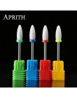 APRITH 1 pc frezarka paznokcie ceramiczne wiertła do elektrycznych maszyn do Manicure Pedicure Nail Art Salon polski narzędzia p