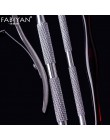 Zestaw Nail Art złuszczający narzędzia Solingen nożyczki szczypce obierania Push martwy naskórek odpychacz do skórek szczypce ły