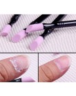 Dwukrotnie koniec kwarcowy odpychacz do skórek trymer Manicure Nail Art zbyt szlifowanie długopis do zdobienia paznokci