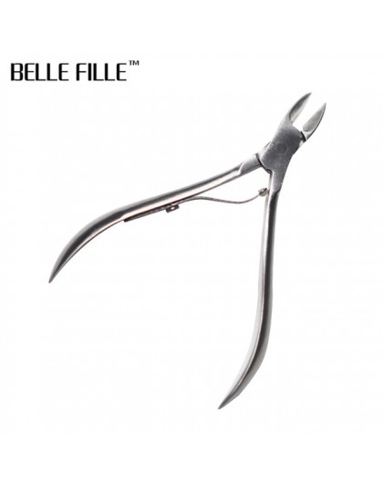 Belle Fille narzędzia do paznokci cążki do skórek narzędzie łyżka Remover Pusher nóż do strzyżenia włosów trymer paznokci Art Ma
