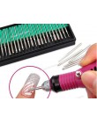 Do paznokci Mini wiertarka elektryczna zestaw 36 bity wiertarka elektryczna zestaw narzędzi do Manicure narzędzia do pedicure że