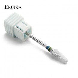 ERUIKA 1 pc młyn paznokcie ceramiczne wiertła elektryczne maszyn do Manicure Pedicure narzędzia do salonu stylizacji paznokci ma