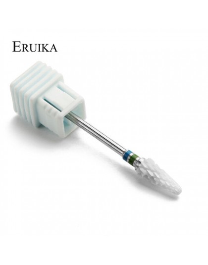 ERUIKA 1 pc młyn paznokcie ceramiczne wiertła elektryczne maszyn do Manicure Pedicure narzędzia do salonu stylizacji paznokci ma