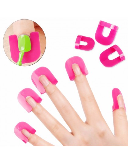 Gorąca sprzedaż paznokci Protector pokrywa do paznokci Manicure narzędzia do palec polski paznokci tarcza Protector 10 rozmiarów