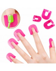 Gorąca sprzedaż paznokci Protector pokrywa do paznokci Manicure narzędzia do palec polski paznokci tarcza Protector 10 rozmiarów