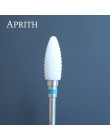 APRITH 1 pc frezarka paznokcie ceramiczne wiertła do elektrycznych maszyn do Manicure Pedicure Nail Art Salon polski narzędzia p