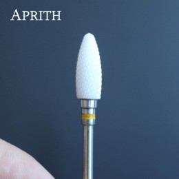 APRITH 1 pc frezarka paznokcie ceramiczne wiertła do elektrycznych maszyn do Manicure Pedicure Nail Art Salon polski narzędzia p