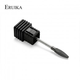 ERUIKA 9 typ wiertła z węglika Bit czarny tytanu powlekane maszyna do Manicure aparatura akcesoria frez narzędzia do paznokci