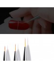 3 sztuk/zestaw profesjonalny paznokci uchwyt wkładka akrylowe szczotka remis zestaw końcówek linii rysunku narzędzia do malowani