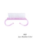 1 pc z tworzywa sztucznego do Manicure, Pedicure, szczotka do paznokci narzędzia do czyszczenia miękkie usuń kurz pędzle do maki