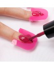 BearPaw 26 sztuk wielokrotnego użytku lakier do paznokci szablony różowy żel do paznokci kształt krzywej odporny na zalanie pale
