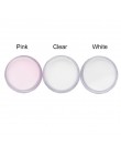 3 kolory akrylowe kryształ w proszku do paznokci polimeru porady Builder różowy jasny biały akrylowy puder do paznokci manicure 