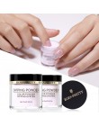 Urodzony dość 10 ml brokatowy proszek do maczania paznokci nail Art gradientowy francuskich upustów do paznokci moc bez lampy UV