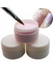 20 ml/butelka akrylowa kryształ w proszku do paznokci polimerowa biały/przezroczysty/różowy Nail Art porady Builder fałszywe por