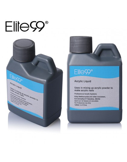 Elite99 akrylowe płynny Monomer fałszywe tipsy akrylowe sztuki 120 ml narzędzie do Manicure do akrylu proszek pył paznokci porad