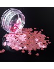 1 pudełko głęboki różowy kolor cekiny akrylowe kryształ w proszku do paznokci polimeru do paznokci tipsy do paznokci Builder fał